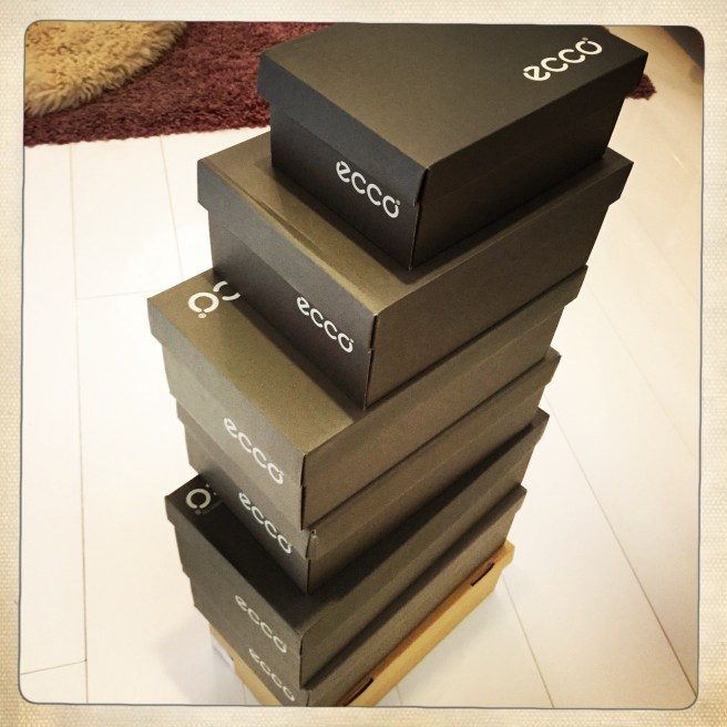 Le nostre scarpe ecco tutte in fila